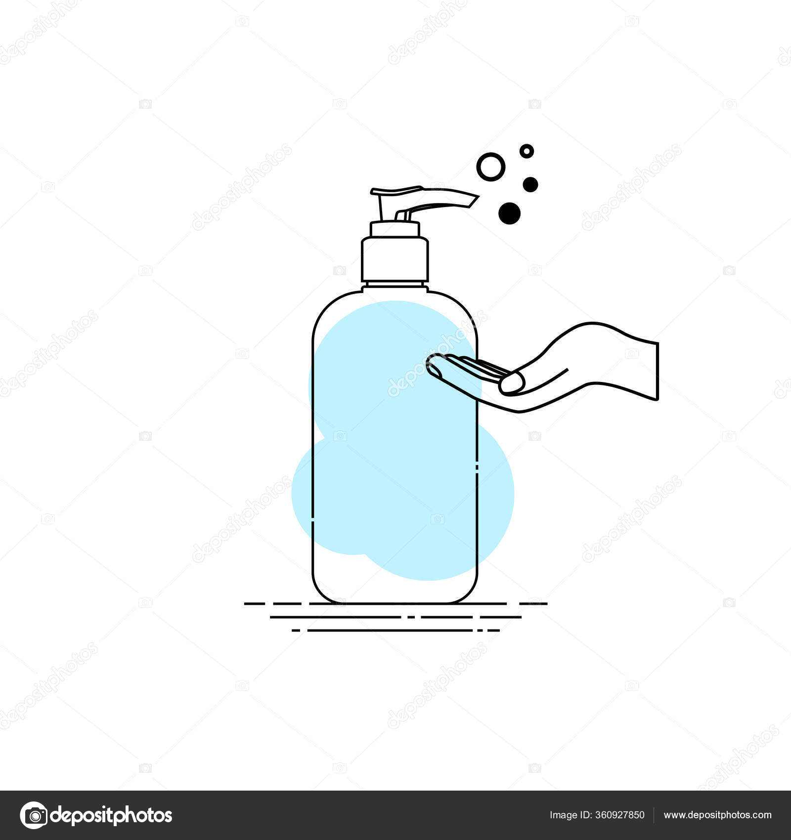 Soap Dispenser Hand Outline Vector Illustration Template Design Stock Vector Image By C Labibretroman Soap Dispenser Hand Outline Vector Illustration Template Design Stock Vector Image By C Labibretroman