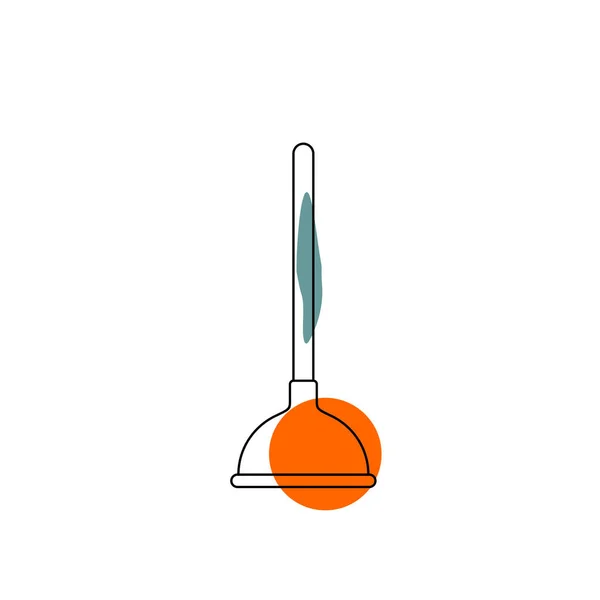 Schéma Vectoriel Piston Illustration Bon Modèle Pour Nettoyage Design — Image vectorielle