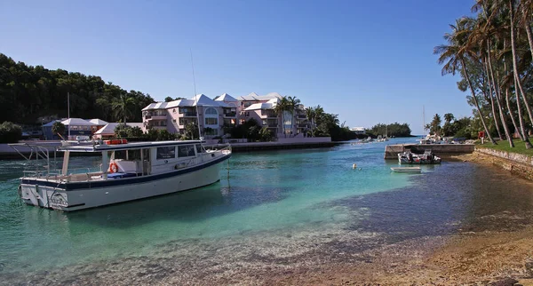 Flats Inlet Bermuda Pada Hari Musim Panas Cerah Cerah — Stok Foto
