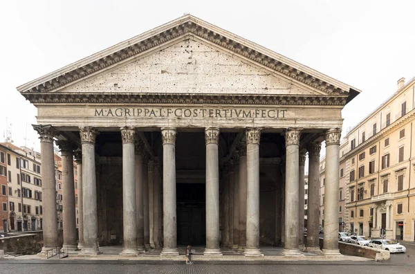 Пантеон Англ Pantheon Колишній Римський Храм Замовлення Марка Агріппи Зараз — стокове фото