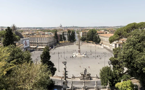 ローマのポポロ広場 イタリア — ストック写真