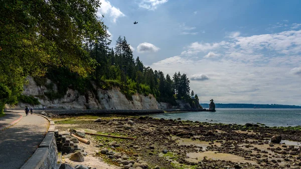 Stanley Park Seawall Vancouver Canada — Foto Stock