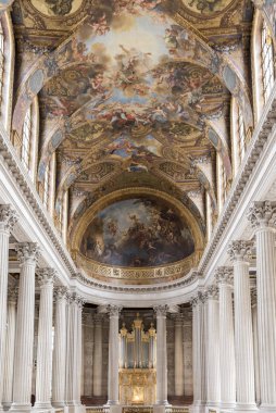 Versailles Sarayı 'ndaki Şapel, Paris, Fransa