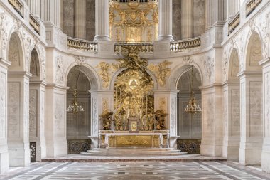 Chapel in Versailles Palace, Paris, France clipart