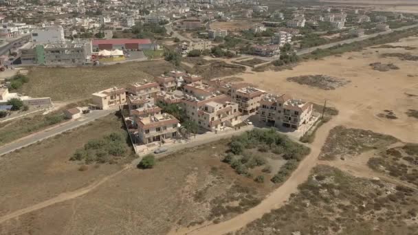 Chipre Vista aérea sobre Paralimni — Vídeo de Stock