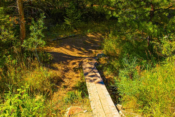 Sentier sur le parc Chautauqua huit — Photo