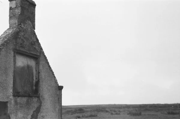 Ruin Abandoned Prairie Vestige Ancient Village — Stock Photo, Image