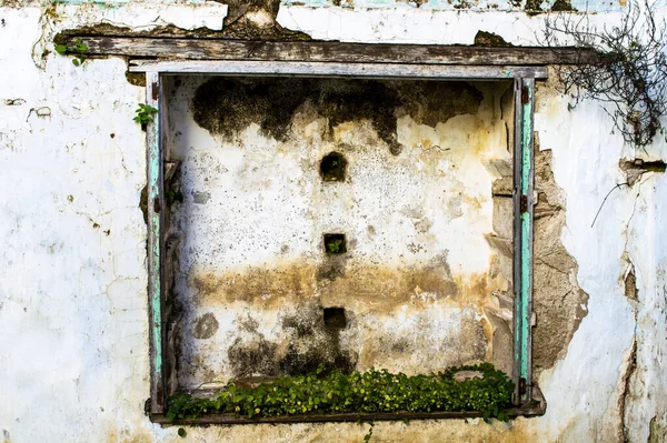 Armário Parede Destruído Antigo Moinho Abandonado Casares Espanha — Fotografia de Stock