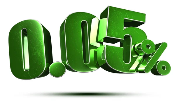 Abbildung Prozent Grün Auf Weißem Hintergrund Mit Schnittpfad — Stockfoto