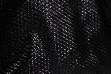 Örgü desenli zarif siyah deri arka plan.