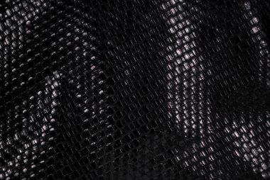 Örgü desenli zarif siyah deri arka plan.