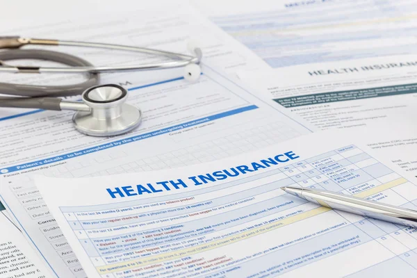 Healthcare survey and Insurance information — Stock Photo, Image