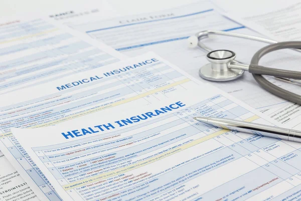 Medical insurance application and legal contract