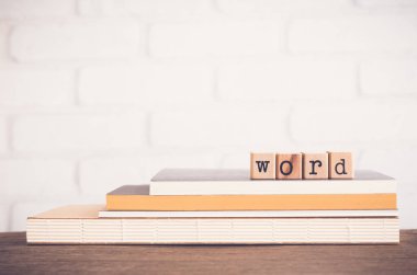 Word mektup ve kopya alan arka plan.