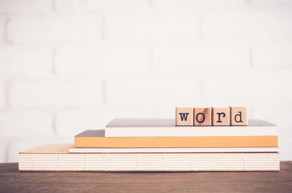 The Word letters and copy space background. — Stock Photo, Image