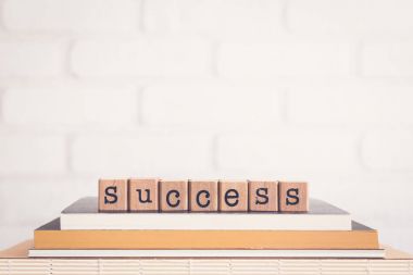 Word alan arka plan başarı ve kopya.