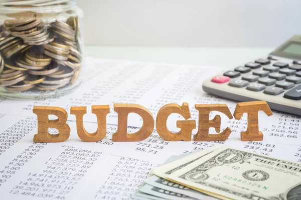 Бюджет и финансовый менеджмент для бизнес-проекта . — стоковое фото