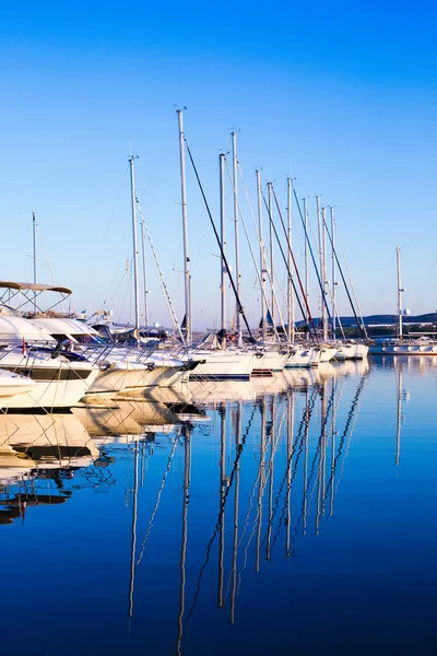 Quiet harbor in the Adriatic Sea — Stock Photo, Image