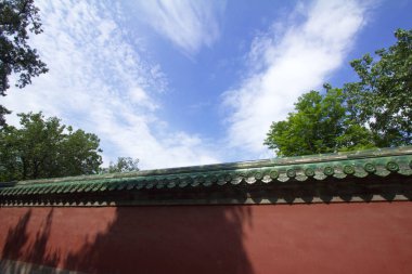 Beijing Cennet Tapınağı Greening ve antik mimari