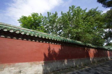 Beijing Cennet Tapınağı Greening ve antik mimari