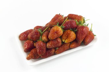 İştah açıcı bir kırmızı çilek