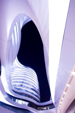 Chaoyang, Pekin ticari merkez binada Soho gece görünümü