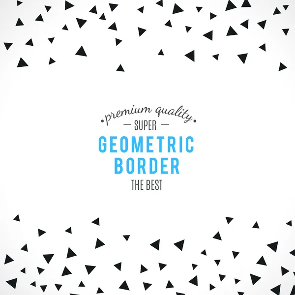 Dreieck geometrischer Hintergrund. Vektorillustration — Stockvektor
