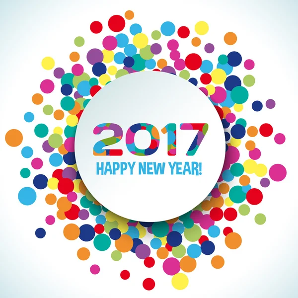 2017 Bonne année fond vectoriel — Image vectorielle
