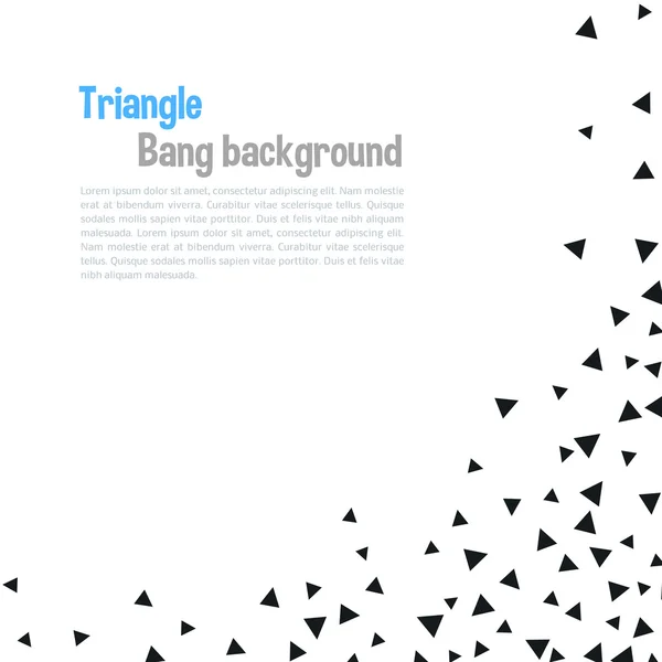 Resumen triángulo vector fondo geométrico — Archivo Imágenes Vectoriales
