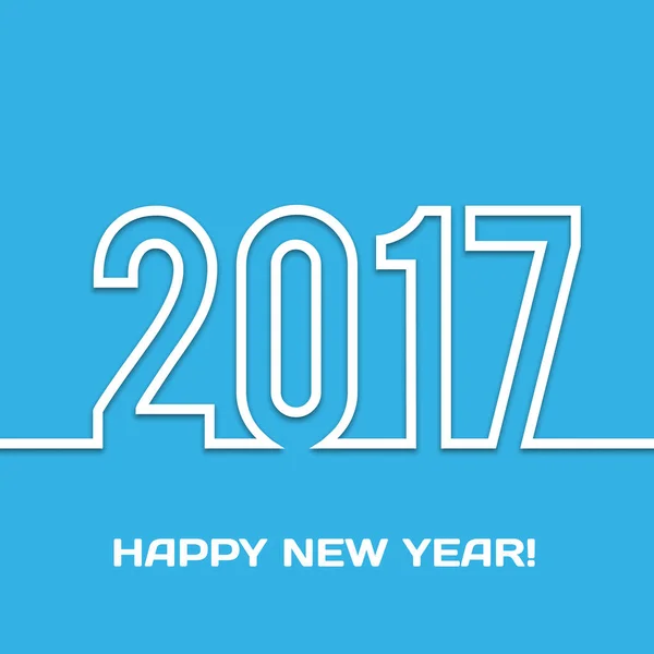 2017 Bonne année fond vectoriel — Image vectorielle