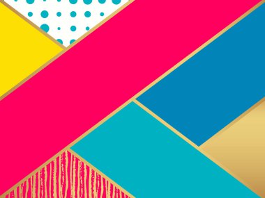 Soyut sanat desen. Vektör çizim moda tasarımı için.