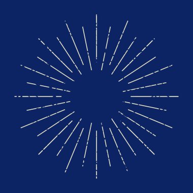 Güneş dekorasyon öğe soyut ray