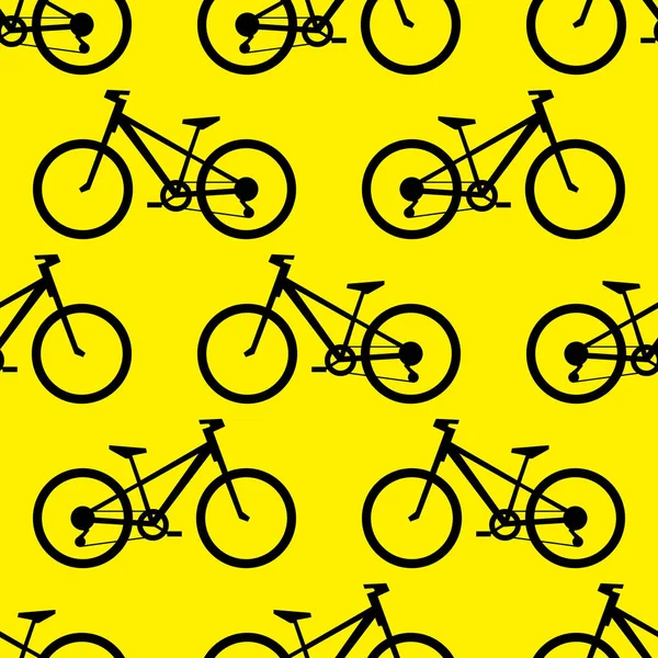 Retro cykel seamless mönster — Stock vektor