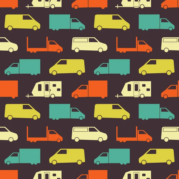 Retro kamyon seamless modeli