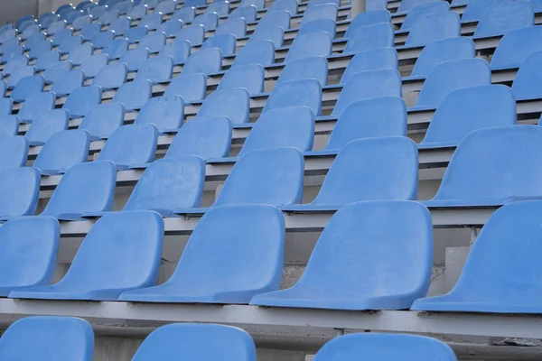 Zitplaatsen Het Stadion Achtergrond Auditorium Stands Stoelenrijen Een Openluchtstadion Toeschouwers — Stockfoto