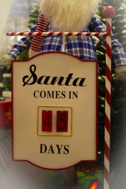 Noel tabelası birkaç gün içinde gelir.