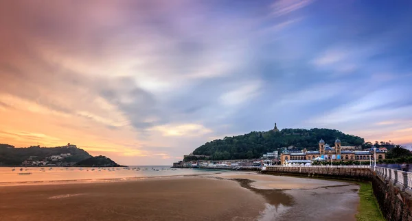 Praia de La Concha na Europa — Fotografia de Stock