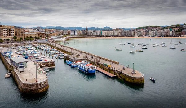 Donostia san sebastian bağlantı noktası — Stok fotoğraf