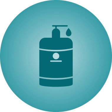 Güzel Losyon Vektörü Glyph simgesi