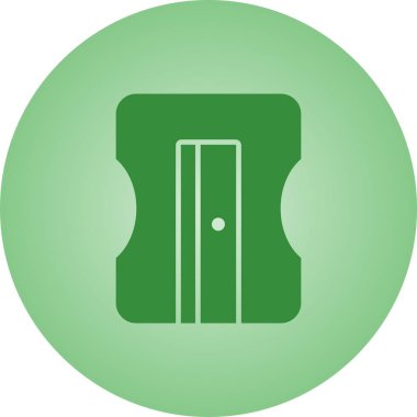 Güzel Keskinleştirici Vektör Glyph simgesi