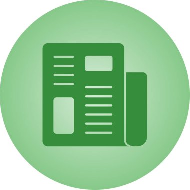 Güzel Rapor Vektörü Kabartma Simgesi