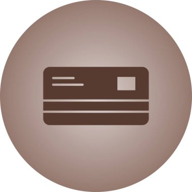 Güzel ATM kartı Vektör Kabartma Simgesi