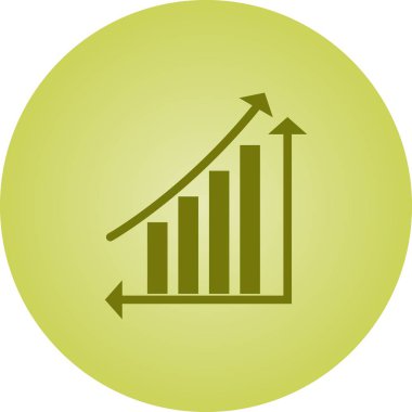 Güzel Yükselen Çubuk Vektör Kabartma simgesi