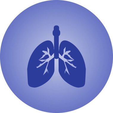 Güzel Akciğerler Vektör Kabartma simgesi