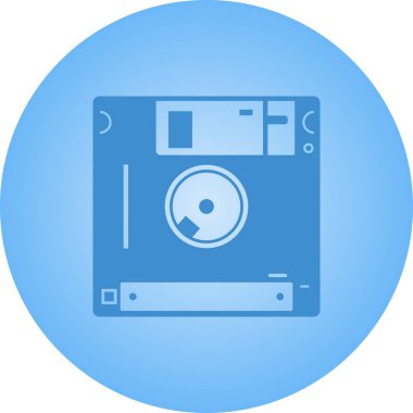 Güzel Diskette Vektör Kabartma simgesi