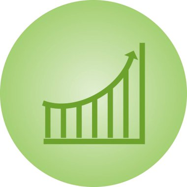 Güzel İş Büyüme Vektörü Glyph simgesi