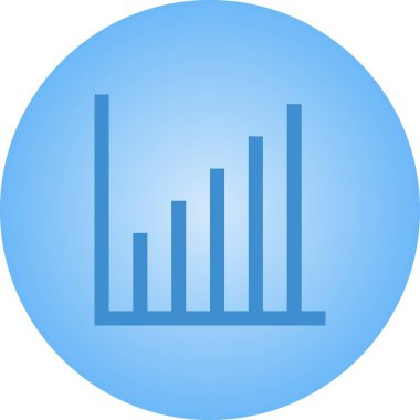 Güzel İşletme Grafiği Vektör Kabartma Simgesi