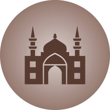 Beautiful Mosque Vector Glyph Icon