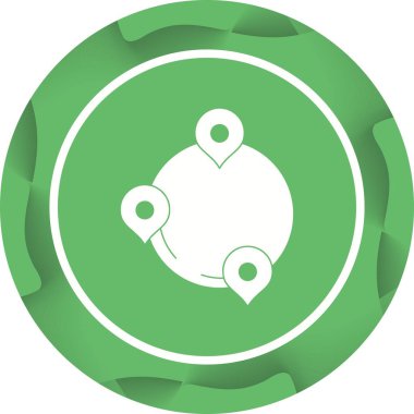 Güzel Doygunluk Vektörü Glyph simgesi