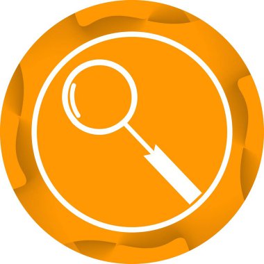 Güzel Arama Vektörü Kabartma Simgesi